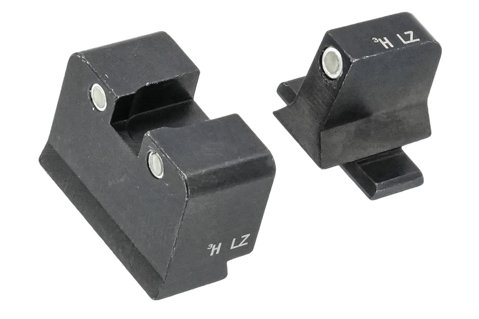 Detonator Steel TRI Style SG-201 Optic Height Sight Set For Marui TM P320 GBBP