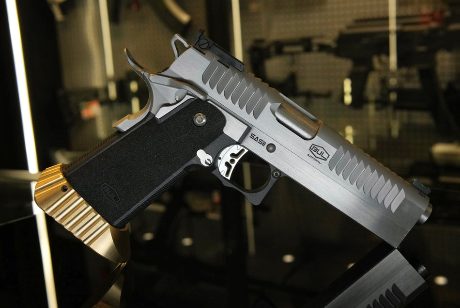 FPR Bul SAS II SAW 5" Style Hi-Capa GBB Pistol Airsoft ( CNC Stainless Steel )