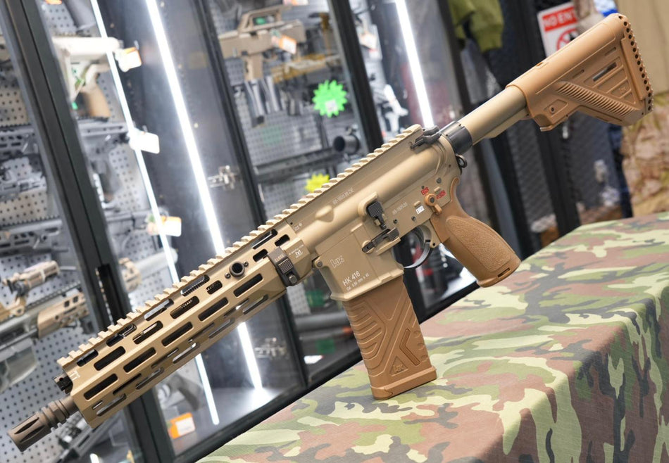 Umarex HK416 A5 GBB Rifle Airsoft ( Tan / Deluxe Version ) ( by GHK )