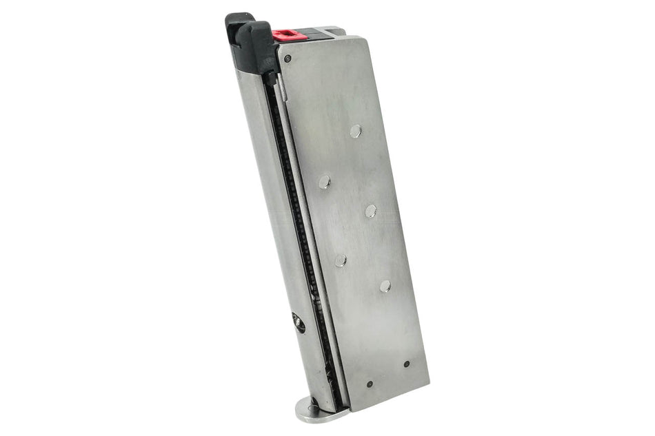 AW Custom 1911 Single Stack 16 Rounds Gas Magazine For 1911 GBB Pistol Airsoft Series ( Silver ) #AW-NEMG02