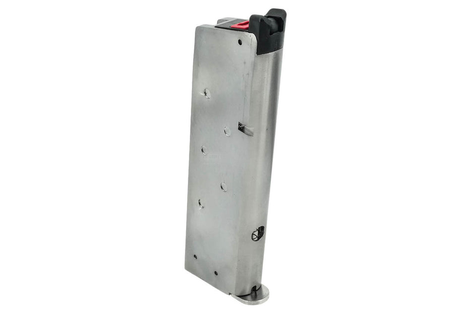 AW Custom 1911 Single Stack 16 Rounds Gas Magazine For 1911 GBB Pistol Airsoft Series ( Silver ) #AW-NEMG02