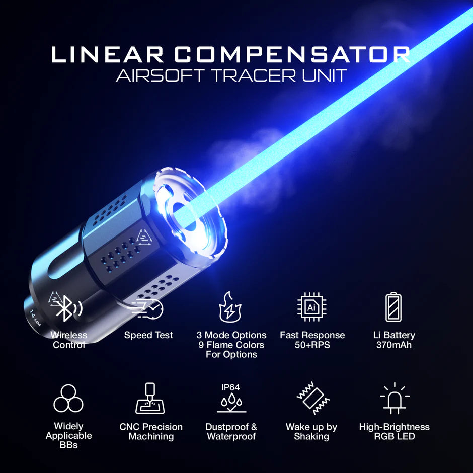 EMG Strike Industries SI Licensed Linear Compensator Built-In ESHOOTER Flare M BT 14mm CCW Tracer Unit