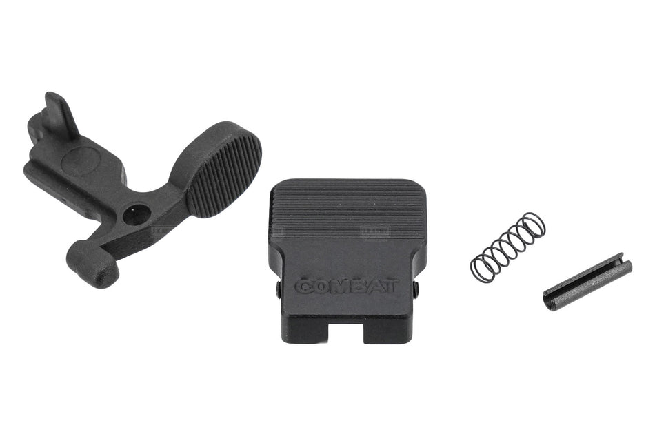 FCC WC Style Oversized Offset Bolt Stop Release Pedal w/ PTW Bolt Catch Set For PTW ( Black / Grey )