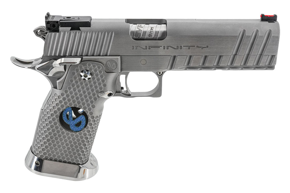 FPR Stainless INF HAZE 5 Style Standard Hi-Capa GBB Pistol Airsoft ( SV Long Dust Cover )