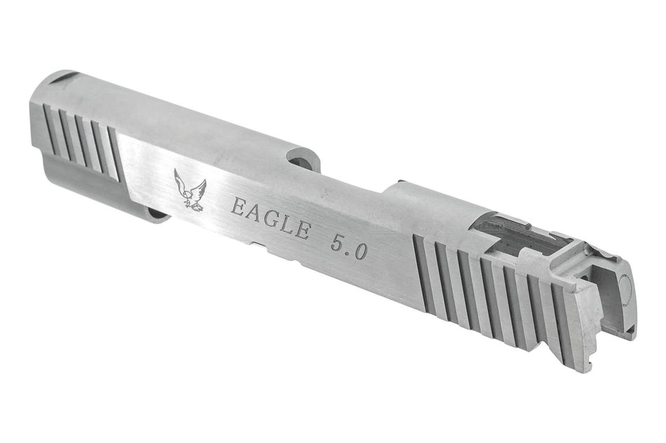 FPR Stainless Steel STI Style EAGLE 5.0 Slide For Marui TM Hi-Capa GBBP Series
