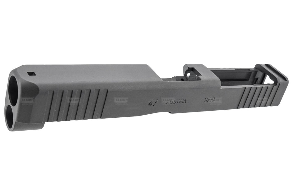 Guarder CNC Steel Slide & Outer Barrel Kit For Marui TM G17 Gen5 MOS GBBP ( G47 Gen5 MOS / Black Style )