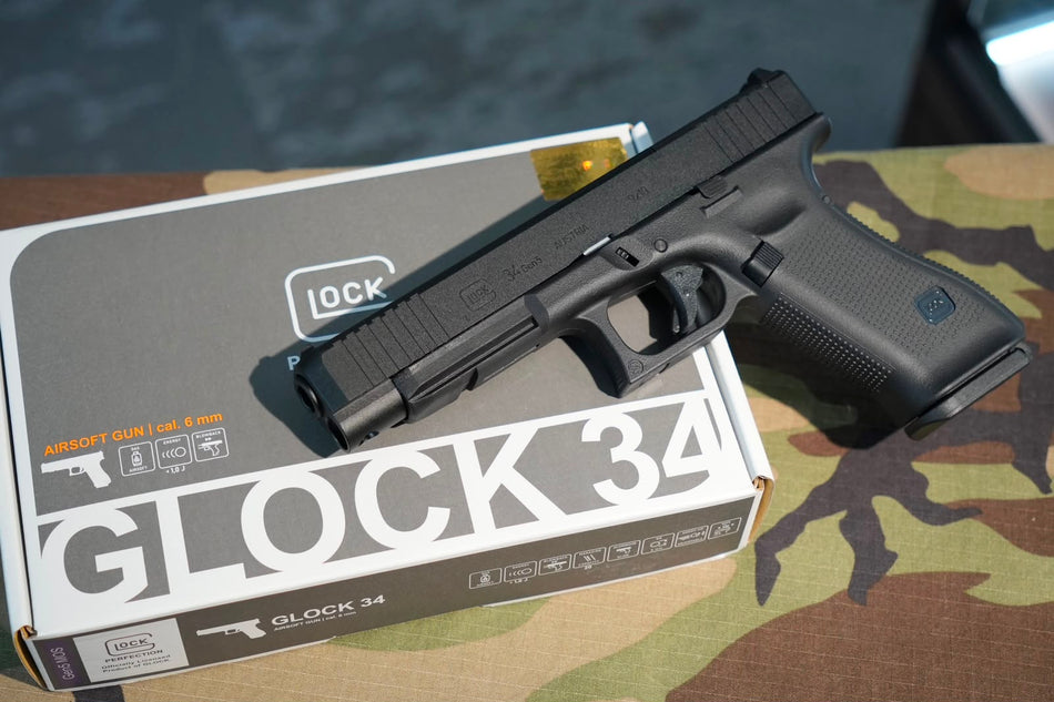 Umarex Glock 34 Gen5 MOS Aluminum Slide GBB Pistol Airsoft ( by GHK ) ( G34 G5 MOS )