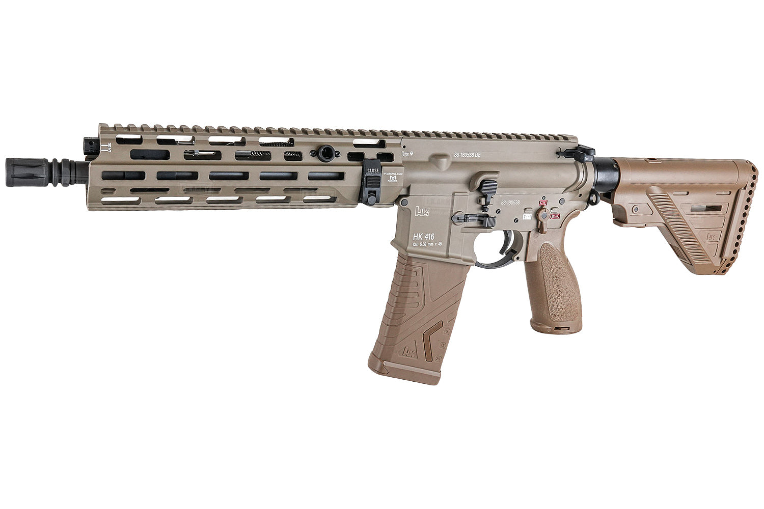 Umarex HK416 A5 GBB Rifle Airsoft ( Tan / Deluxe Version ) ( by