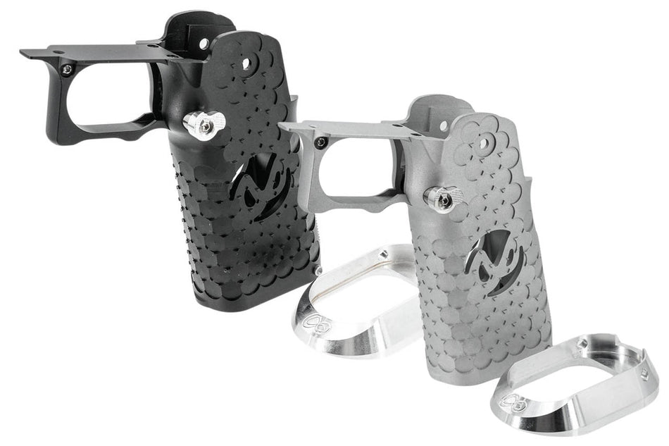 Gunsmith Bros CNC Aluminium INF Mobius MacroPocket Type Grip For TM Hi-Capa GBBP Airsoft Series