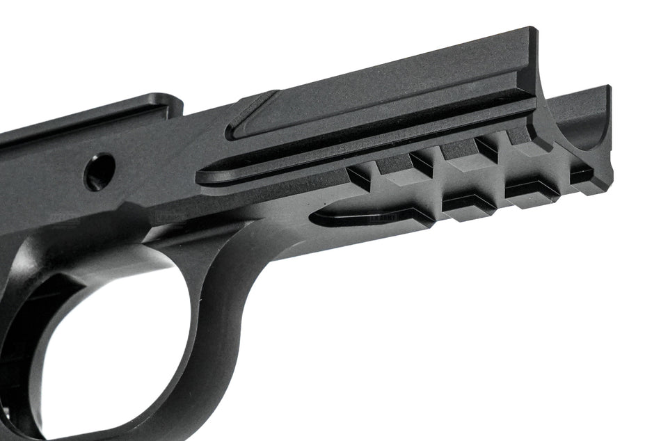 Gunsmith Bros CNC Aluminum Curved Guard Tactical Railed Frame For Marui TM 1911 GBBP Series