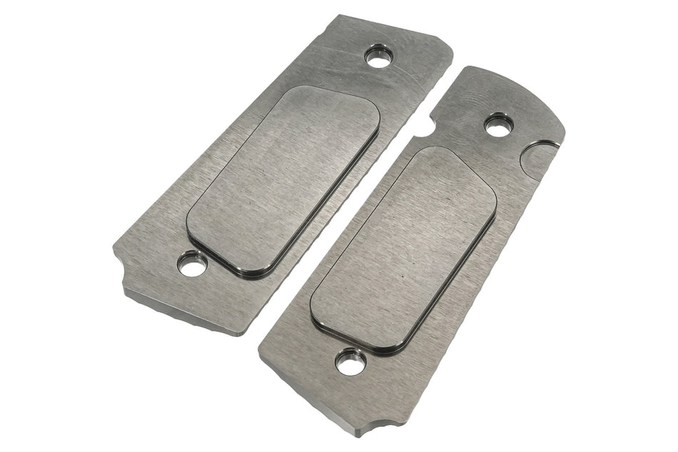 Gunsmith Bros CNC Aluminum STI Style Slope Type Grip Panel Pieces For Marui TM 1911 GBBP Series