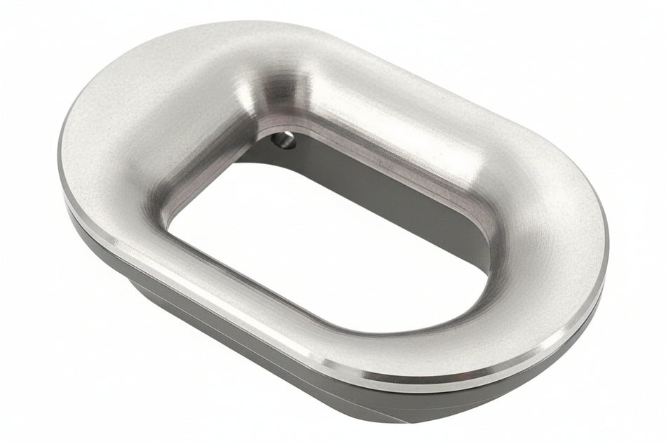 Gunsmith Bros CNC Aluminum LimCat Style Large Size Magwell Insert with Stainless Steel Base For Marui TM Hi-Capa GBBP Series ( For Aluminum Grip Only ) ( Grey )