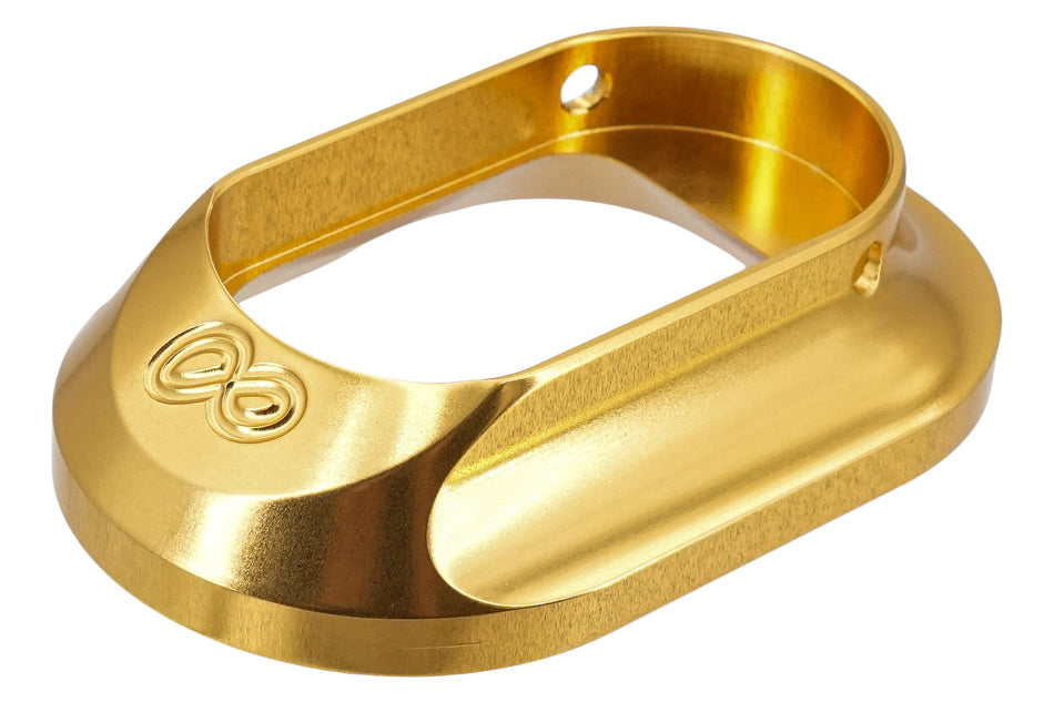 Gunsmith Bros CNC Aluminum INF SV Style XL Relief Cut Magwell For Marui TM Hi-Capa GBBP Series ( For Aluminum Grip Only ) ( Gold )