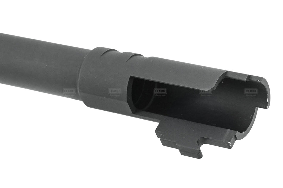 Gunsmith Bros Stainless Steel .45 ACP Style Outer Barrel For Marui TM 1911 GBBP Series ( Black )