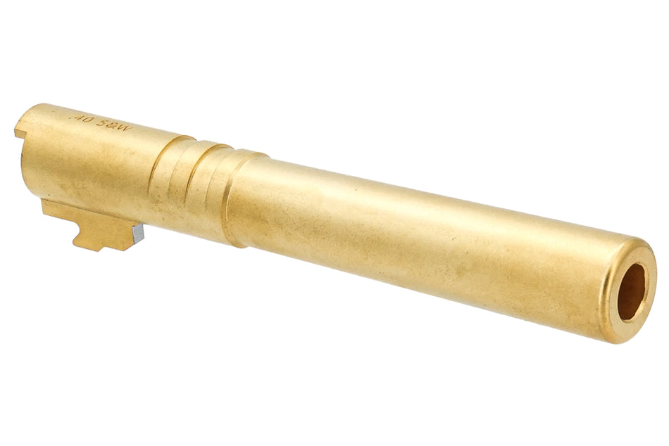 Gunsmith Bros Steel .40 S&W 5.1" Outer Barrel For Marui TM Hi-Capa GBBP Series ( Gold )