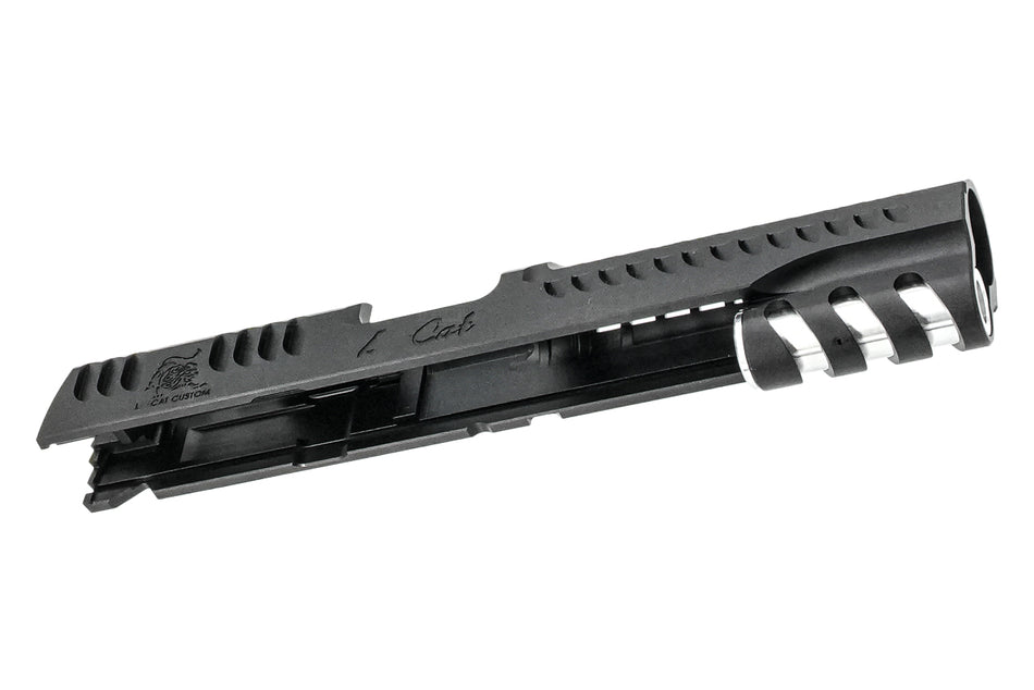 Gunsmith Bros CNC Aluminum Limcat Style Multi Cut Slide Version 2 For Marui TM Hi-Capa GBBP Series