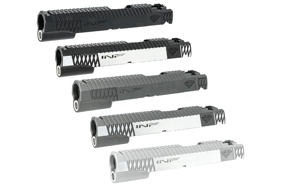 Gunsmith Bros CNC Aluminum INF Style Diamond Slide For Marui TM Hi-Capa GBBP Series