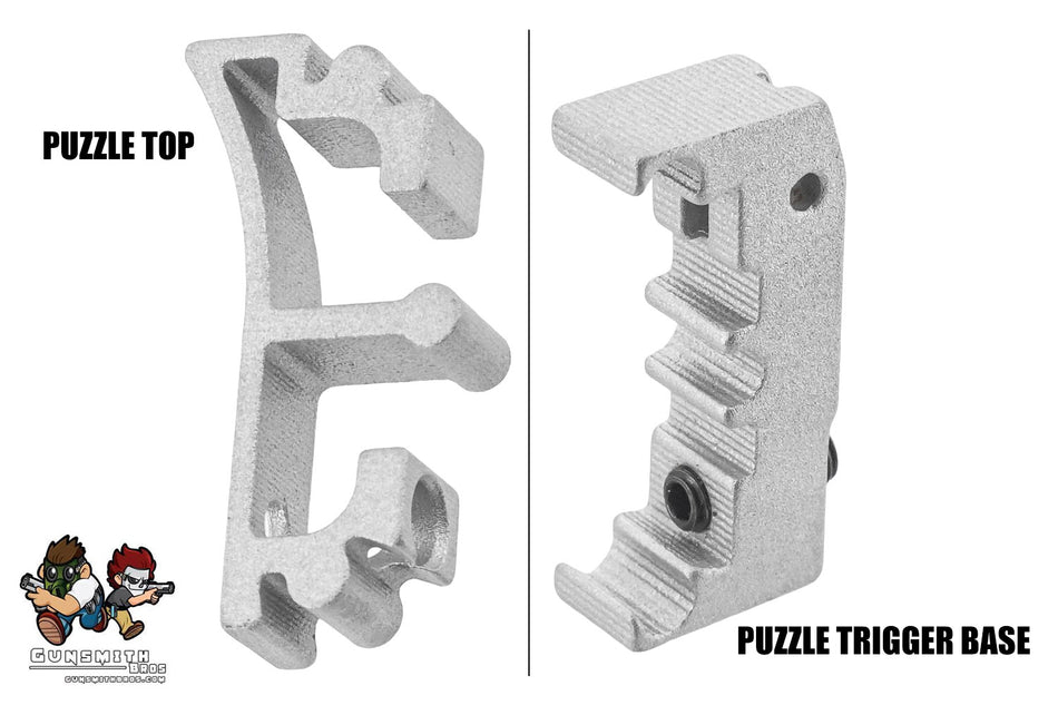 Gunsmith Bros Aluminum SV Style  Puzzle Trigger For Marui TM Hi-Capa / 1911 / MEU GBBP Series