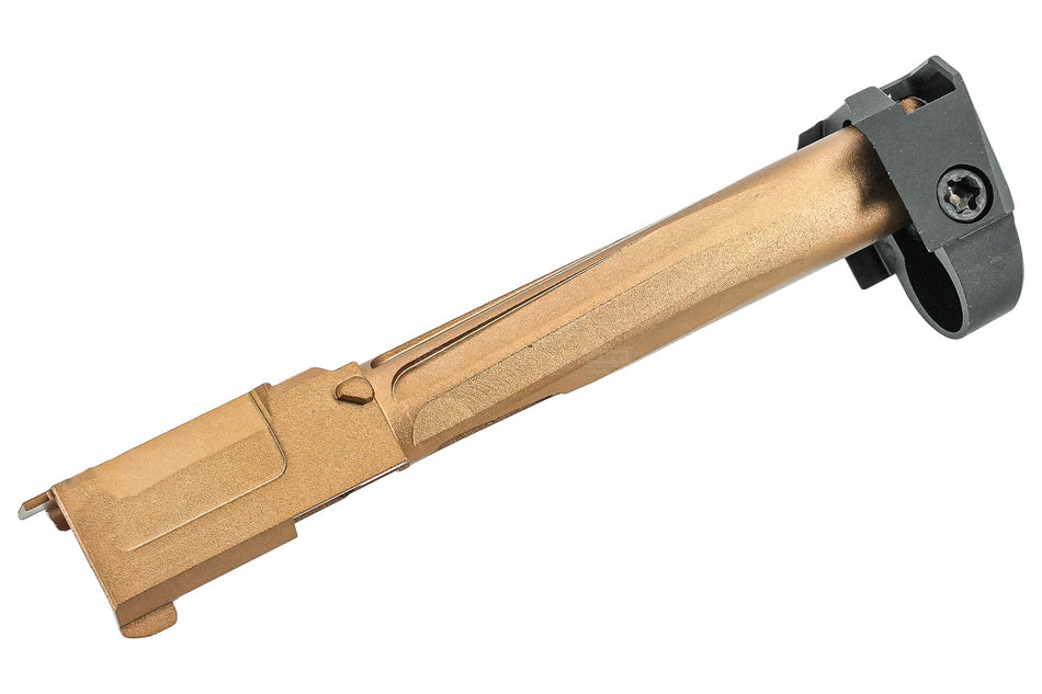 GUNDAY R Style Aluminum Outer Barrel With Compensator For Marui TM G17 Gen5 MOS GBBP Series