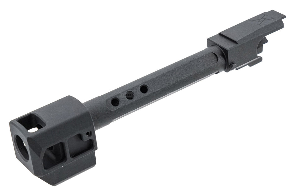GUNDAY Aluminum Type F Outer Barrel With Compensator For Marui TM P320 M18 GBBP