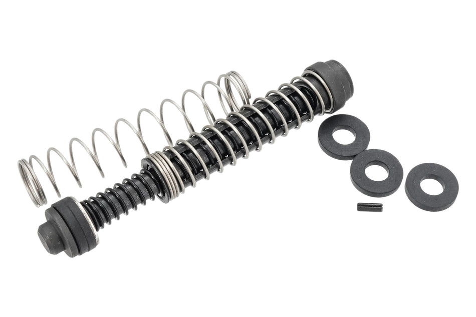 GUNDAY CNC Steel Guide Rod with Enhanced Spring Set 155% & 125% For Marui TM G17 Gen5 MOS GBBP Series