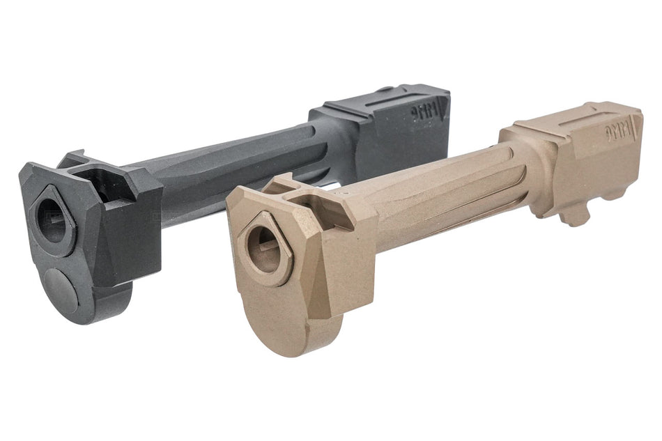 GUNDAY R Style Aluminum Outer Barrel With Compensator For UMAREX / GHK Glock 45 GBBP Series ( GHK G45 )