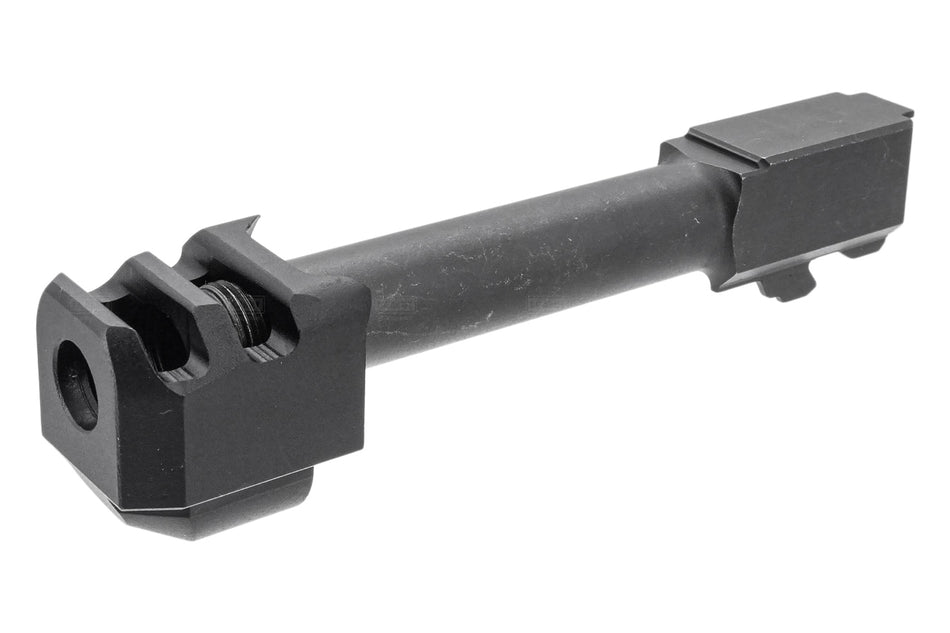 GUNDAY PM Style Type B Steel Outer Barrel With Compensator For UMAREX / GHK Glock 45 GBBP Series ( GHK G45 )