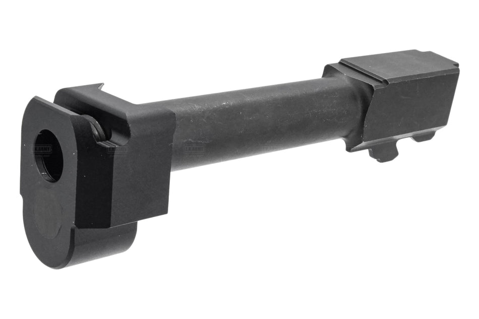 GUNDAY PM Style Type C Steel Outer Barrel With Compensator For UMAREX / GHK Glock 45 GBBP Series ( GHK G45 )
