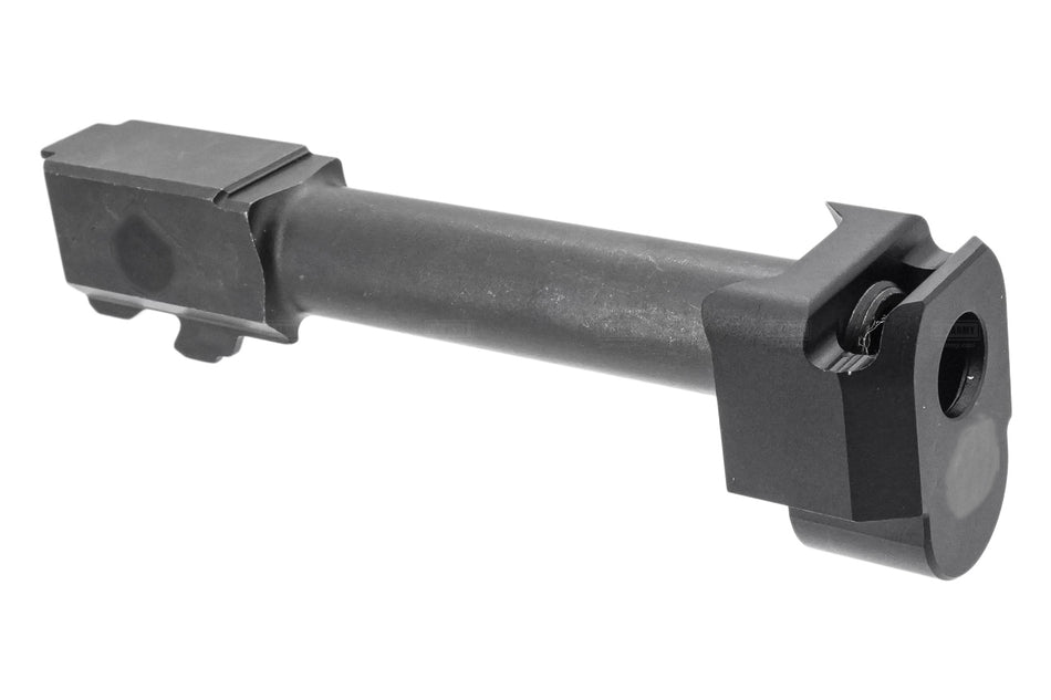 GUNDAY PM Style Type C Steel Outer Barrel With Compensator For UMAREX / GHK Glock 45 GBBP Series ( GHK G45 )