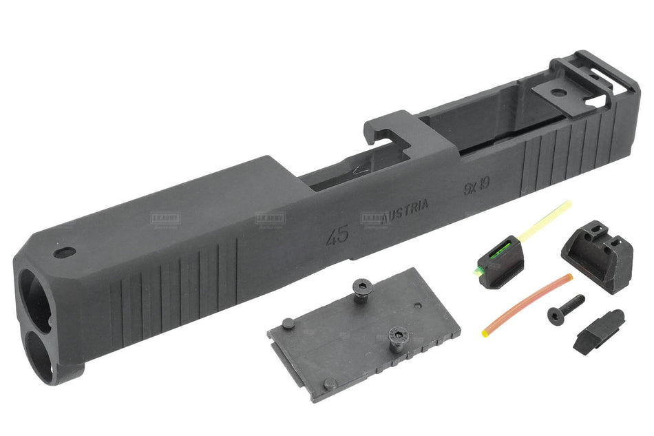 GUNDAY G45 Steel Slide with RMR Adapter Plate For Umarex / VFC Glock G19 Gen5 / G45 GBB Series