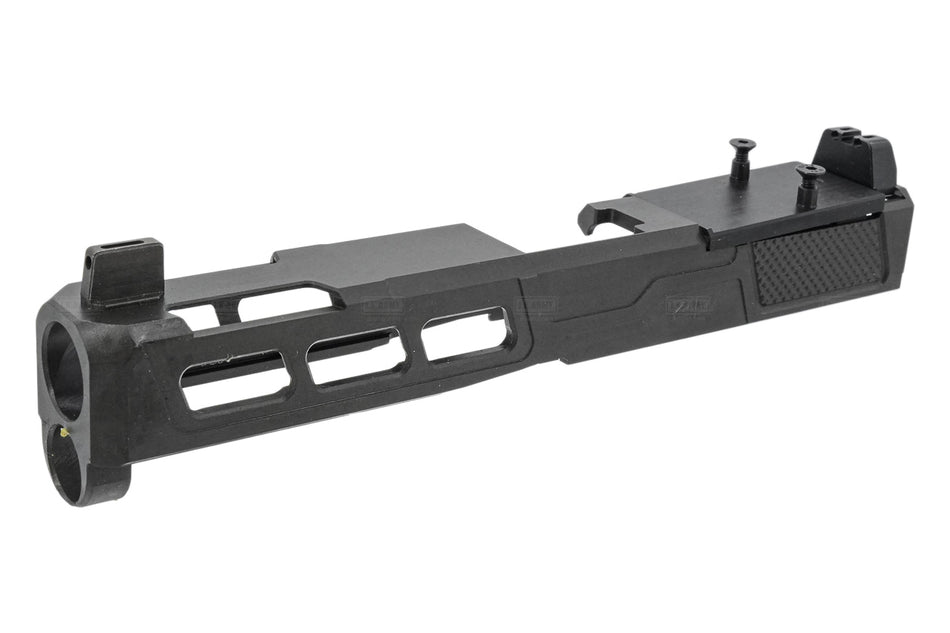 GUNDAY CNC Steel ZP Style G17 Slide For Umarex / VFC Glock 17 Gen5 GBB Series ( Black ) ( G17 Gen 5 )