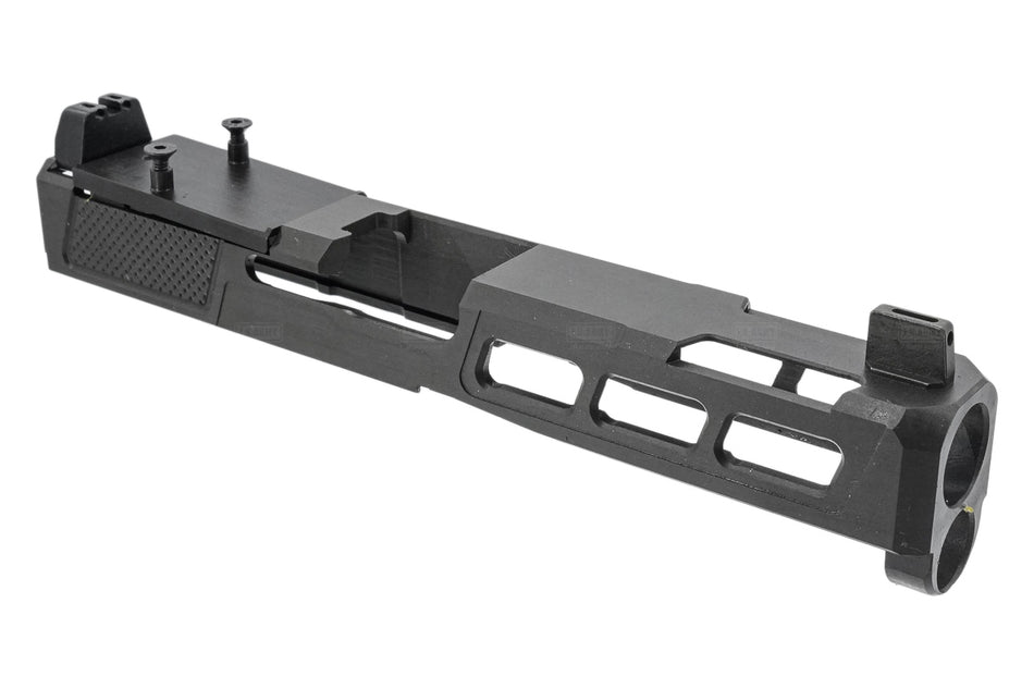 GUNDAY CNC Steel ZP Style G17 Slide For Umarex / VFC Glock 17 Gen5 GBB Series ( Black ) ( G17 Gen 5 )