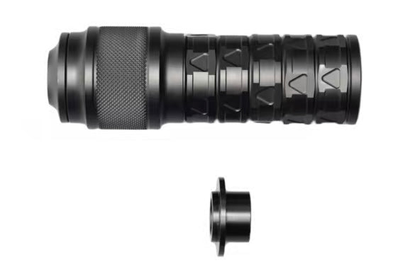 ITP Modular Mock Airsoft Tracer M23 CW Barrel Extension With Acetech Quark M Shotgun Tracer Unit For Marui TM SAIGA 12 GBB Shotgun Series ( Type 1 & 2 )