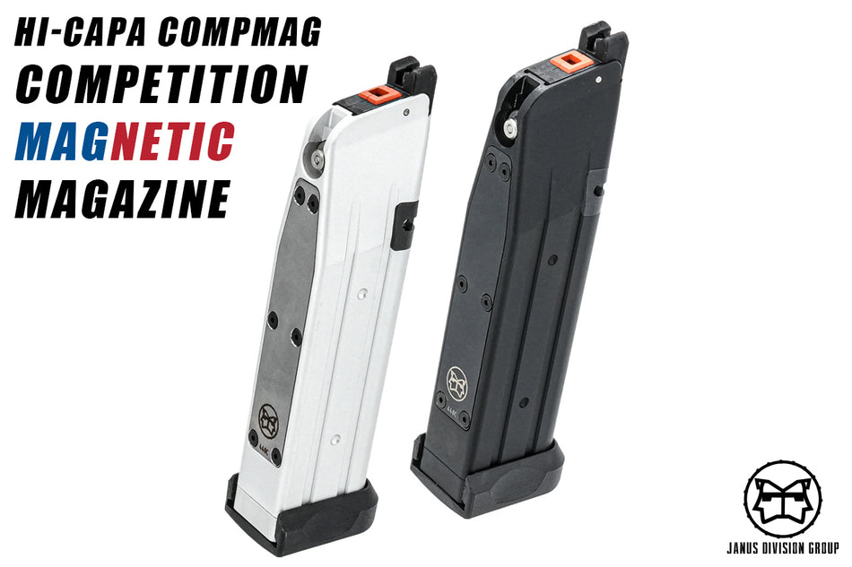 JDG Hi-Capa CompMag 31 Rounds Competition Magnetic Magazine Lightweight Standard For Marui TM Hi-Capa GBBP Series ( CNC Aluminum )