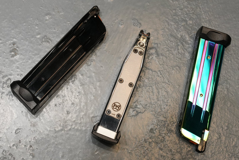 JDG Hi-Capa CompMag 31 Rounds Competition Magnetic Magazine Performance Version For Marui TM Hi-Capa GBBP Series ( CNC Aluminum )