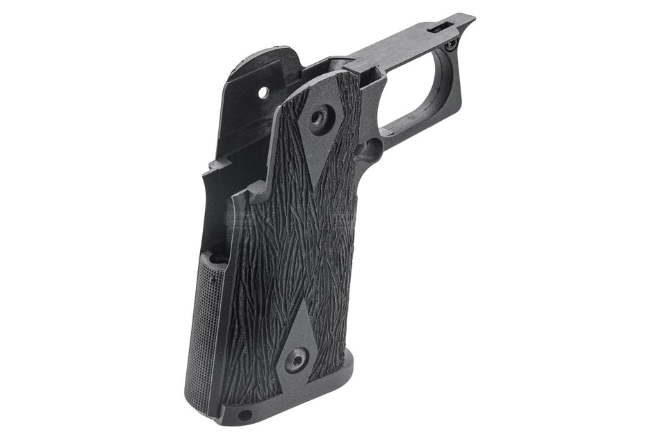 Tree Bark Stippling STI Grip For Marui TM Hi-Capa GBBP Series ( Double Tap 2011 Style ) < Customization ETA 18-24 days >