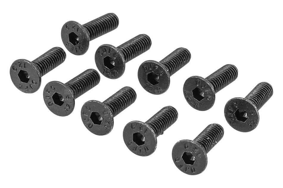 Flat / Countersunk Hexagon Socket Screw M3x10 Pack of 10pcs ( eg. RMR Special Screw )