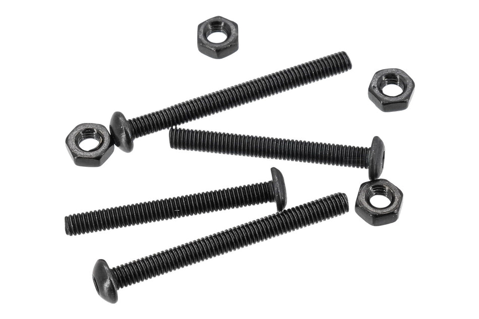 M3 X 30 mm & M3 X 25 mm Hex Socket Screws & M3 Hex Nut ( M3 Button Head Socket Cap Screw Assortment Set )