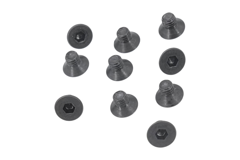 Flat / Countersunk Hexagon Socket Screw M3x4 Pack of 10pcs