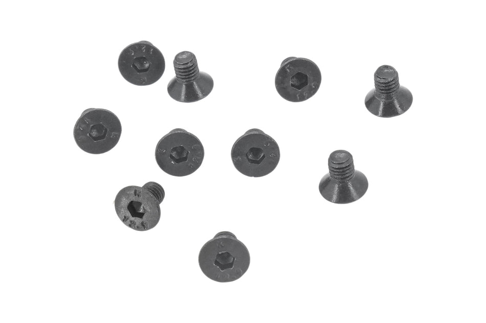 Flat / Countersunk Hexagon Socket Screw M3x5 Pack of 10pcs ( eg. RMR Special Screw )