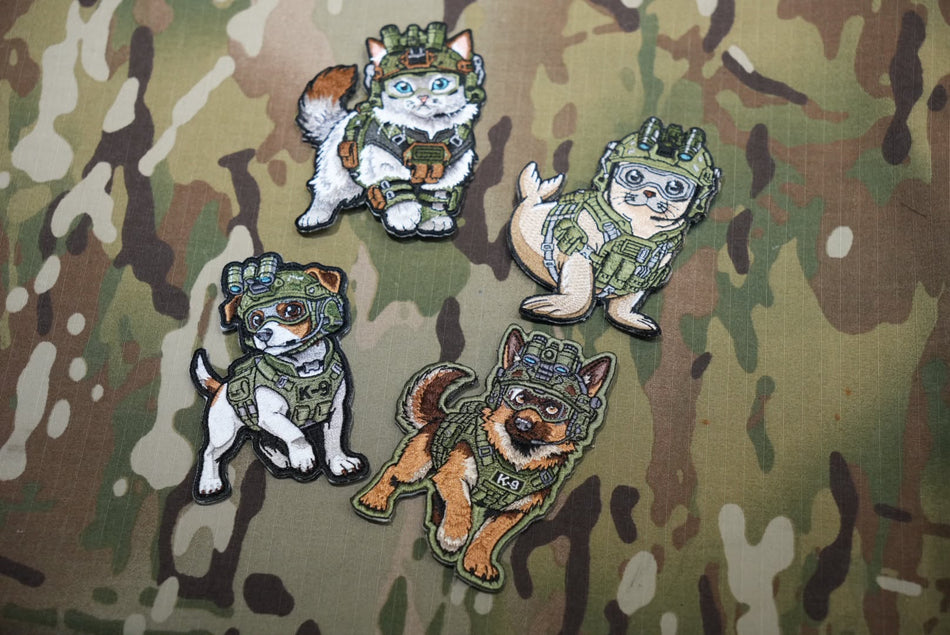 JK UNIQUE Patch - K-9 German Shepherd ( K9 Tactical Style )