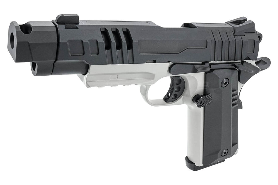 KJ Works KP-24 1911 Full Metal GBB Pistol Airsoft ( Grey Two-Tone )