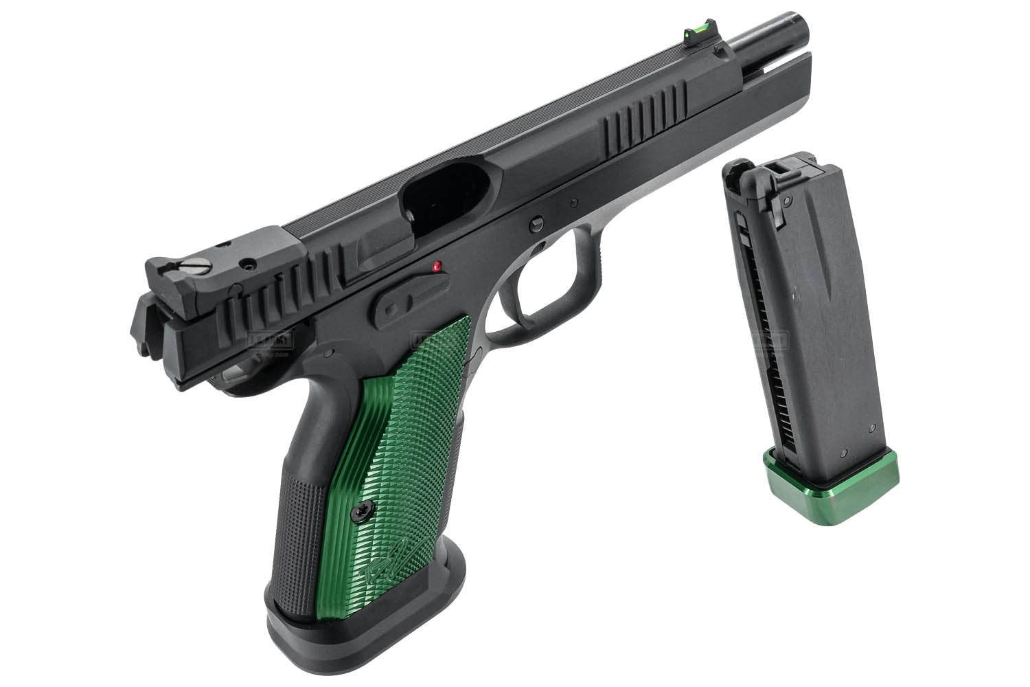 KJ Works ASG Licensed CZ TS 2 Racing Green ( Gas Version ) GBB