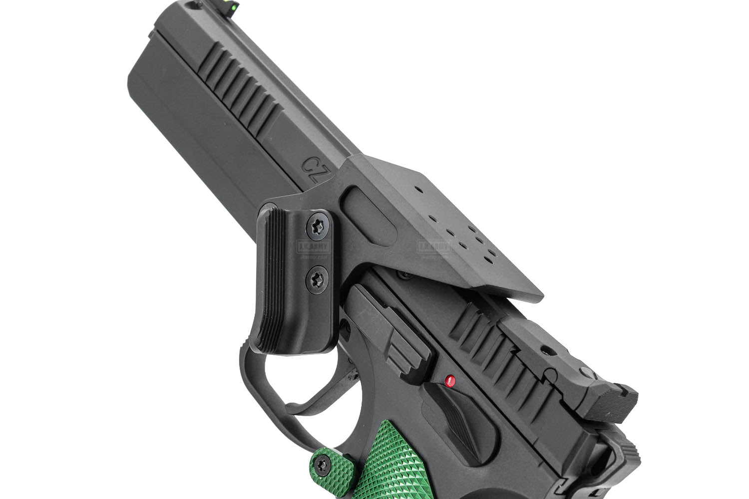 KJ Works ASG Licensed CZ TS 2 Racing Green ( Gas Version ) GBB