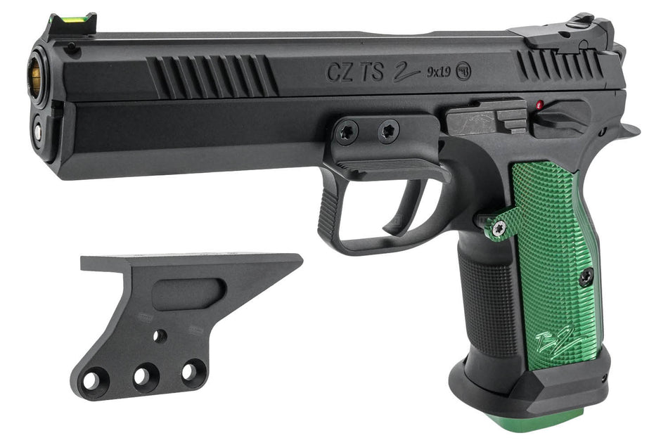 KJ Works ASG Licensed CZ TS 2 Racing Green ( Gas Version ) GBB Pistol Airsoft ( KP15-TS2 RG )