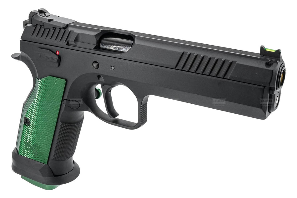 KJ Works ASG Licensed CZ TS 2 Racing Green ( Gas Version ) GBB Pistol Airsoft ( KP15-TS2 RG )