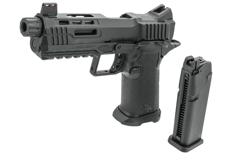 KIZUNA WORKS BSK43 GBB Pistol Airsoft ( Hi-Capa Style & GLK Series Magazine ) ( Black )
