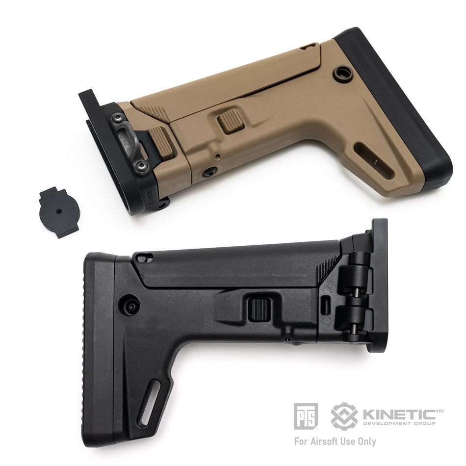 PTS Kinetic SAS SCAR Adaptable Stock Kit For Cybergun VFC SCAR-H GBB / Guns Modify GM SCAR-L MWS GBB ( Alum Alloy Version )
