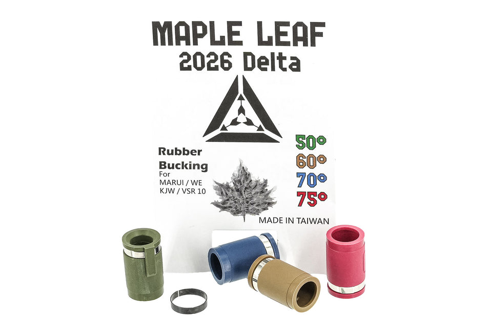 Maple Leaf 2026 Delta Hop Up Rubber Bucking For Marui TM / WE / KJW GBB & VSR ( Degree 50° / 60° / 70° / 75° )