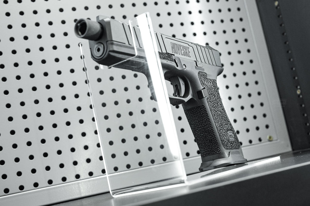 Acrylic Rifle Display Acrylic PMMA Rifle / Pistol Display Stand – Prozi Shop 波子兵團 Airsoft